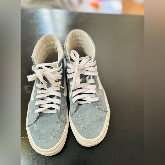 Vans Light Blue Suede High-Tops - Picture 1 of 7